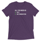 All You Need Is Spit & Determination