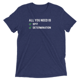 All You Need Is Spit & Determination