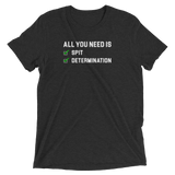 All You Need Is Spit & Determination